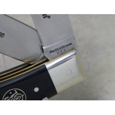 Smith & Wesson USA (Camillus) Black 44 Magnum 1955 "40th Anniversary" 1995 Jumbo Trapper Knife Smith & Wesson USA (Camillus) Black 44 Magnum 1955 "40th Anniversary" 1995 Jumbo Trapper Knife