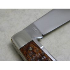 Ka-Bar Olean, NY Jigged Wood Gunstock Jack Knife c.1980 Club Knife Ka-Bar Olean, NY Jigged Wood Gunstock Jack Knife c.1980 Club Knife