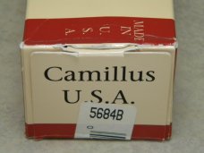 Camillus New York USA Stacked Leather 5684B Marine Combat Fixed Blade Knife & Sheath in Box