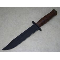 Camillus New York USA Stacked Leather 5685B USMC Marine Fighting Fixed Blade Knife & Sheath in Box Camillus New York USA Stacked Leather 5685B USMC Marine Fighting Fixed Blade Knife & Sheath in Box