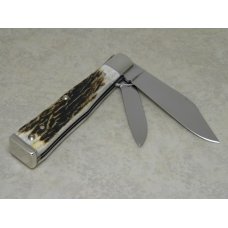 Canal Street Cutlery Co. USA Stag 2136632 "Wolverine Knife Collectors Club" Jack Knife in Box c.2013 Canal Street Cutlery Co. USA Stag 2136632 "Wolverine Knife Collectors Club" Jack Knife in Box c.2013