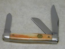 Canal Street Cutlery Co. USA Giraffe Bone *Prototype* Stockman Knife in Box
