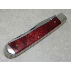 Canal Street Cutlery Co. USA Oxblood Stabilized Wood 213234 Trapper Knife in Box c.2005 Canal Street Cutlery Co. USA Oxblood Stabilized Wood 213234 Trapper Knife in Box c.2005