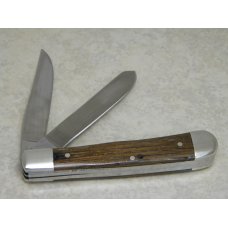 Canal Street Cutlery Co. USA Reclaimed American Chestnut 215104 Trapper Knife in Box c.2010 Canal Street Cutlery Co. USA Reclaimed American Chestnut 215104 Trapper Knife in Box c.2010