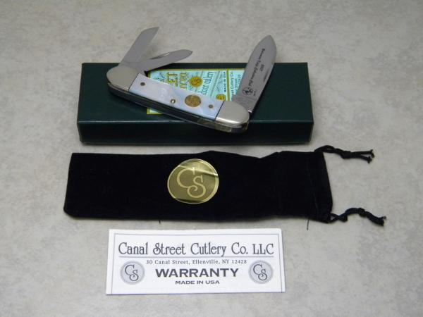 Canal Street Cutlery Co. USA Mother of Pearl 3137198 Cannitler Knife in Box c.2007 Canal Street Cutlery Co. USA Mother of Pearl 3137198 Cannitler Knife in Box c.2007