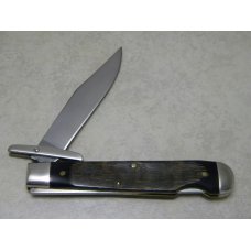 Canal Street Cutlery Co. USA Bark Buffalo Horn 1129210 Swing Guard Lockback Knife in Box c.2007 Canal Street Cutlery Co. USA Bark Buffalo Horn 1129210 Swing Guard Lockback Knife in Box c.2007