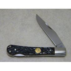 Canal Street Cutlery Co. USA Antique Green Popcorn Bone 1135524 "Pinch" Lockback Knife in Box c.2011 Canal Street Cutlery Co. USA Antique Green Popcorn Bone 1135524 "Pinch" Lockback Knife in Box c.2011