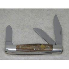 Canal Street Cutlery Co. USA Reclaimed American Chestnut 315129 Stockman Knife in Box c.2011 Canal Street Cutlery Co. USA Reclaimed American Chestnut 315129 Stockman Knife in Box c.2011