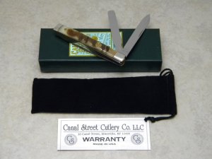 Canal Street Cutlery Co. USA Exterior Rams Horn Doctors Knife in Box