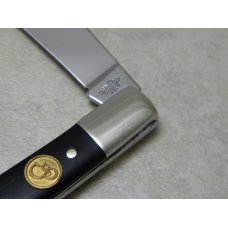 Canal Street Cutlery Co. USA Ebony Item # 1151274 Half Moon Trapper Knife in Box c.2008 Canal Street Cutlery Co. USA Ebony Item # 1151274 Half Moon Trapper Knife in Box c.2008