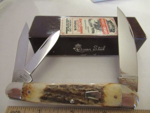  Schatt & Morgan Stag Dogleg Whittler Serial # 1