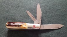 JA Henckles 3 Blade Barlow with Burnt (Torched) Stag Handles JA Henckles 3 Blade Barlow with Burnt (Torched) Stag Handles