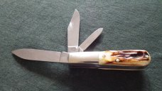 JA Henckles 3 Blade Barlow with Burnt (Torched) Stag Handles JA Henckles 3 Blade Barlow with Burnt (Torched) Stag Handles