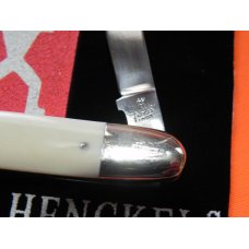 Vintage J A Henckels (Friodur) 2 Blade Pocket Knife w Natural Bone Handles -NM & Nice Older One! Vintage J A Henckels (Friodur) 2 Blade Pocket Knife w Natural Bone Handles -NM & Nice Older One!