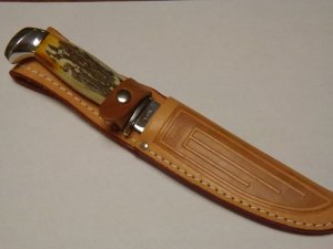 Case XX USA 523-5 Stag Fixed Blade