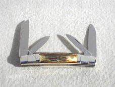 NEW IN BOX ZWILLING J.A. HENCKELS Solingen HK-21 Germany Stag Congress Knife