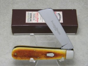 Schatt & Morgan Titusville PA. 2009 Series XIX October Harvest Smooth Bone 04162C Rope Knife in Box