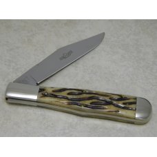 Schatt & Morgan Titusville PA. 2011 Series 5-IV Worm Groove Bone 041102 Coke Bottle Knife in Box Schatt & Morgan Titusville PA. 2011 Series 5-IV Worm Groove Bone 041102 Coke Bottle Knife in Box