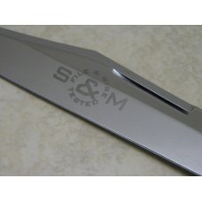 Schatt & Morgan Titusville PA. 2009 Series 5-I Worm Groove Bone 041818 Large Lockback Knife in Box Schatt & Morgan Titusville PA. 2009 Series 5-I Worm Groove Bone 041818 Large Lockback Knife in Box