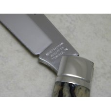 Schatt & Morgan Titusville PA. 2009 Series 5-I Worm Groove Bone 041818 Large Lockback Knife in Box Schatt & Morgan Titusville PA. 2009 Series 5-I Worm Groove Bone 041818 Large Lockback Knife in Box