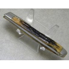 Schatt & Morgan Stag Bone "2002 Wolverine Knife Collectors Club" Swing Guard Lockback Knife in Box Schatt & Morgan Stag Bone "2002 Wolverine Knife Collectors Club" Swing Guard Lockback Knife in Box