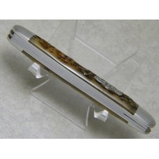 Schatt & Morgan New York 2006 Premier Series 043154 Golden Aged Jigged Bone Whittler Knife in Box Schatt & Morgan New York 2006 Premier Series 043154 Golden Aged Jigged Bone Whittler Knife in Box