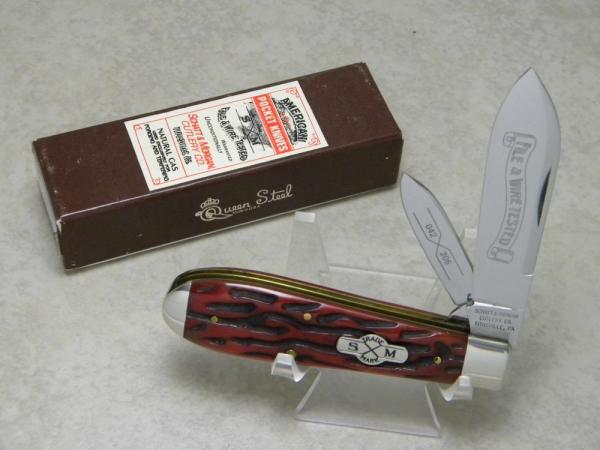 Schatt & Morgan File & Wire Tested Series 2 Worm Groove Red Bone 042206 Teardrop Jack Knife in Box Schatt & Morgan File & Wire Tested Series 2 Worm Groove Red Bone 042206 Teardrop Jack Knife in Box