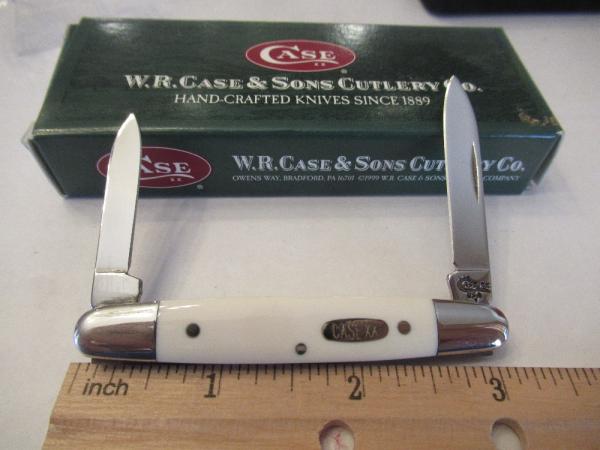 Case XX Smooth White Bone  Eisenhower Pattern # 06263 SS
