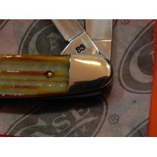 Case xx Roman Numeral 1994 3 Blade Whittler Knife w/ Second Cut Torched Bone Handles -MDL #SC06347 Case xx Roman Numeral 1994 3 Blade Whittler Knife w/ Second Cut Torched Bone Handles -MDL #SC06347