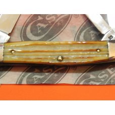 Case xx Roman Numeral 1994 3 Blade Whittler Knife w/ Second Cut Torched Bone Handles -MDL #SC06347 Case xx Roman Numeral 1994 3 Blade Whittler Knife w/ Second Cut Torched Bone Handles -MDL #SC06347