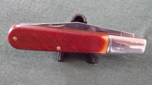 Camillus No. 9 Grandaddy Barlow  Long line Tang Stamp Delrin Handles
