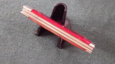Robeson Suredge 2 blade Doctor's Knife (Pill Crusher) with Red Jigged Bone handles 1 of 200 Robeson Suredge 2 blade Doctor's Knife (Pill Crusher) with Red Jigged Bone handles 1 of 200