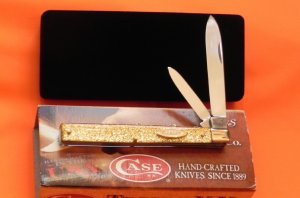 Vint Case XX Special Build Doctor/Physcians Knife w Gold Stone (Gold Flake) Handles -Made In Germany