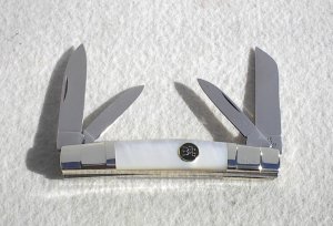 ZWILLING J.A. HENCKELS SOLINGEN GERMANY HK-21 MOTHER of PEARL CONGRESS KNIFE