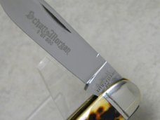 Schatt & Morgan Silver Keystone Series XIII Golden Aged Bone 043299 Whittler Knife in Box c.2002