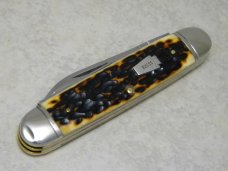 Schatt & Morgan Silver Keystone Series XIII Golden Aged Bone 043299 Whittler Knife in Box c.2002