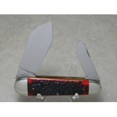 Schatt & Morgan Silver Keystone Series XIV Red Bone 042213 Elephant Toe Sunfish Knife in Box c.2004 Schatt & Morgan Silver Keystone Series XIV Red Bone 042213 Elephant Toe Sunfish Knife in Box c.2004