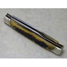 Schatt & Morgan Series IX Keystone Series #9 Bone 042140 Reverse Gunstock Jack Knife in Box Schatt & Morgan Series IX Keystone Series #9 Bone 042140 Reverse Gunstock Jack Knife in Box