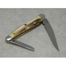 Schatt & Morgan Titusville PA Genuine Stag 032146 Half Whittler Knife in Box Schatt & Morgan Titusville PA Genuine Stag 032146 Half Whittler Knife in Box