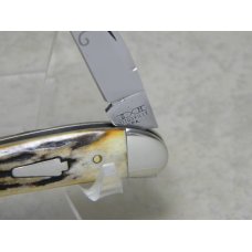 Schatt & Morgan Titusville PA Genuine Stag 032146 Half Whittler Knife in Box Schatt & Morgan Titusville PA Genuine Stag 032146 Half Whittler Knife in Box