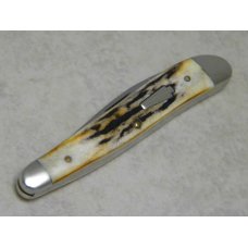 Schatt & Morgan Titusville PA Genuine Stag 032146 Half Whittler Knife in Box Schatt & Morgan Titusville PA Genuine Stag 032146 Half Whittler Knife in Box