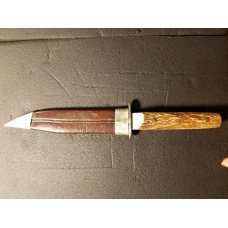 Late 1890's -early 1900's Wade and Butcher Bowie with original scabbard. "Bowie" etch still visible 