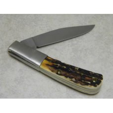 Cripple Creek USA by Bob Cargill Stag Buckeye Barlow Knife Cripple Creek USA by Bob Cargill Stag Buckeye Barlow Knife