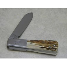 Bob Cargill Stag VKC (Valdosta Knife Club) Bolster Lock Barlow Knife c.1980 Bob Cargill Stag VKC (Valdosta Knife Club) Bolster Lock Barlow Knife c.1980