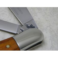 Queen Cutlery USA No. 8075 The Rawhide Series Wood Barlow Knife c.1980 Queen Cutlery USA No. 8075 The Rawhide Series Wood Barlow Knife c.1980