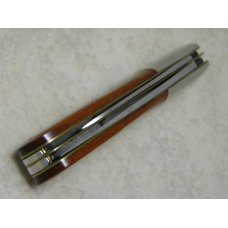 Queen Cutlery USA No. 8075 The Rawhide Series Wood Barlow Knife c.1980 Queen Cutlery USA No. 8075 The Rawhide Series Wood Barlow Knife c.1980