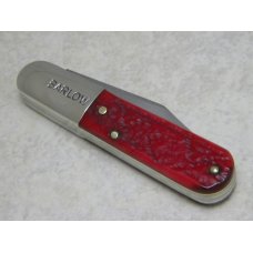 Winchester Trademark Made in USA Jigged Red Bone Barlow Knife Winchester Trademark Made in USA Jigged Red Bone Barlow Knife