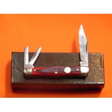 Weidmannsheil 3 Blade Whittler (Mdl#2111) with Smooth Red Bone Handles NOS - NM/M - Low production! Weidmannsheil 3 Blade Whittler (Mdl#2111) with Smooth Red Bone Handles NOS - NM/M - Low production!