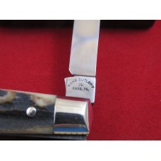 Kane Cutlery Co. Stag  3 blade Congress 