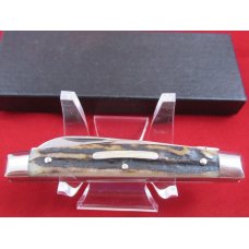 Kane Cutlery Co. Stag  3 blade Congress 